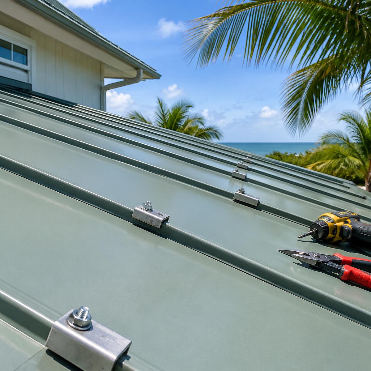 Metal roofing contractor in Navarre
